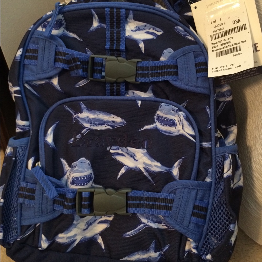 Brand new Pottery Barn Backpack and lunchbox